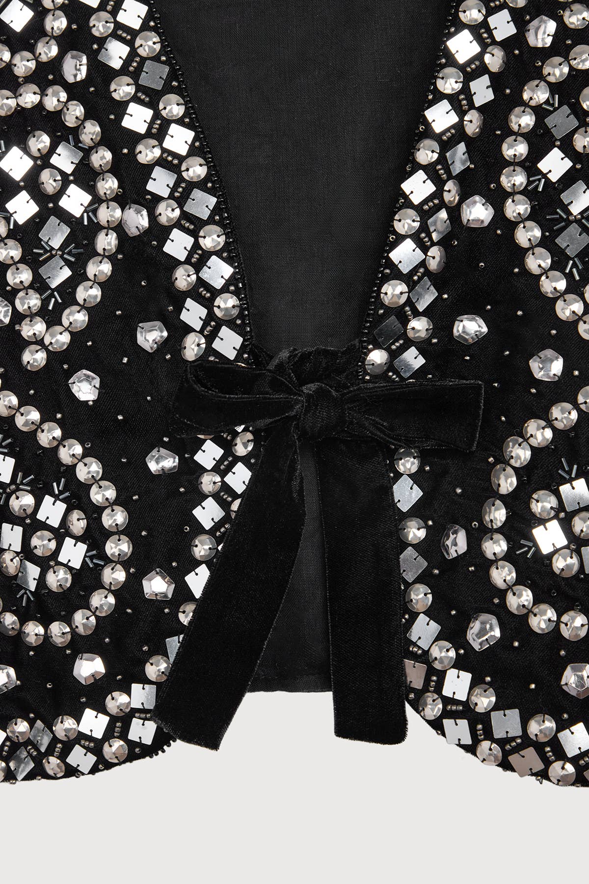 Studded Velvet Vest - Addie Rose Boutique - Austin