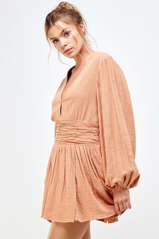 Sweet Linen Dress - Addie Rose Boutique - Austin