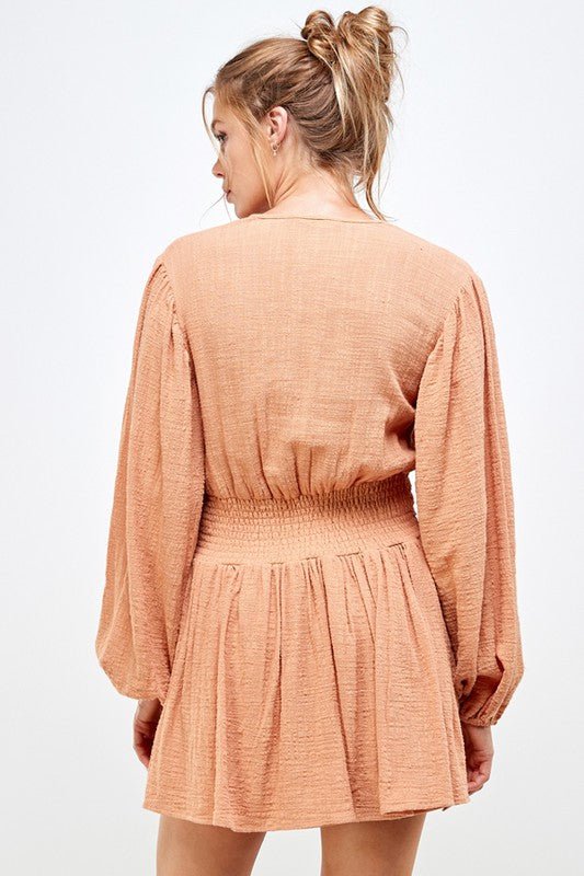 Sweet Linen Dress - Addie Rose Boutique - Austin