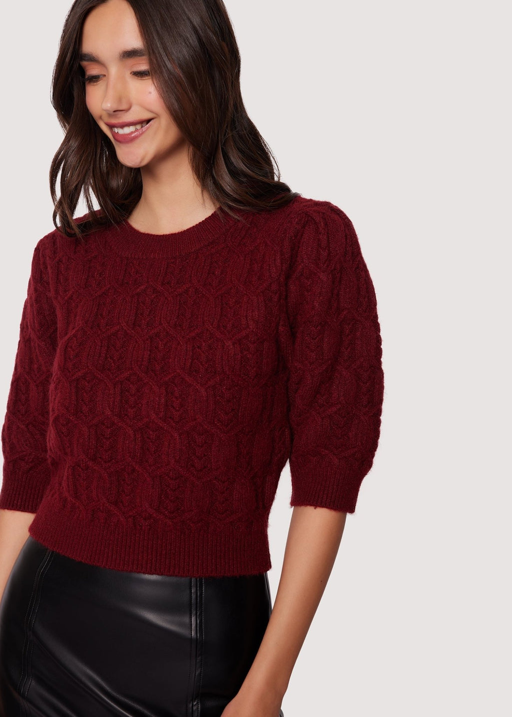 Sydney Short Sleeve Sweater - Addie Rose Boutique - Austin