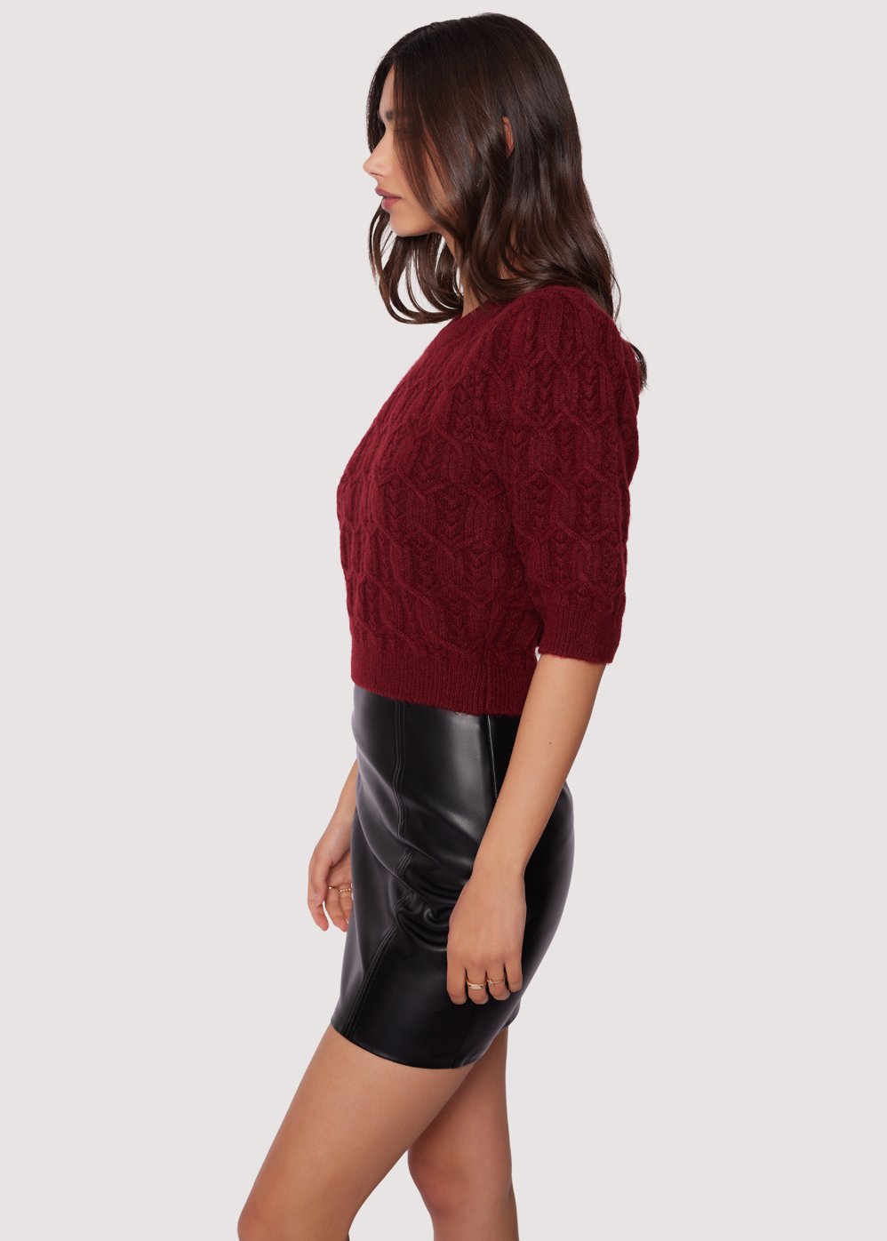 Sydney Short Sleeve Sweater - Addie Rose Boutique - Austin