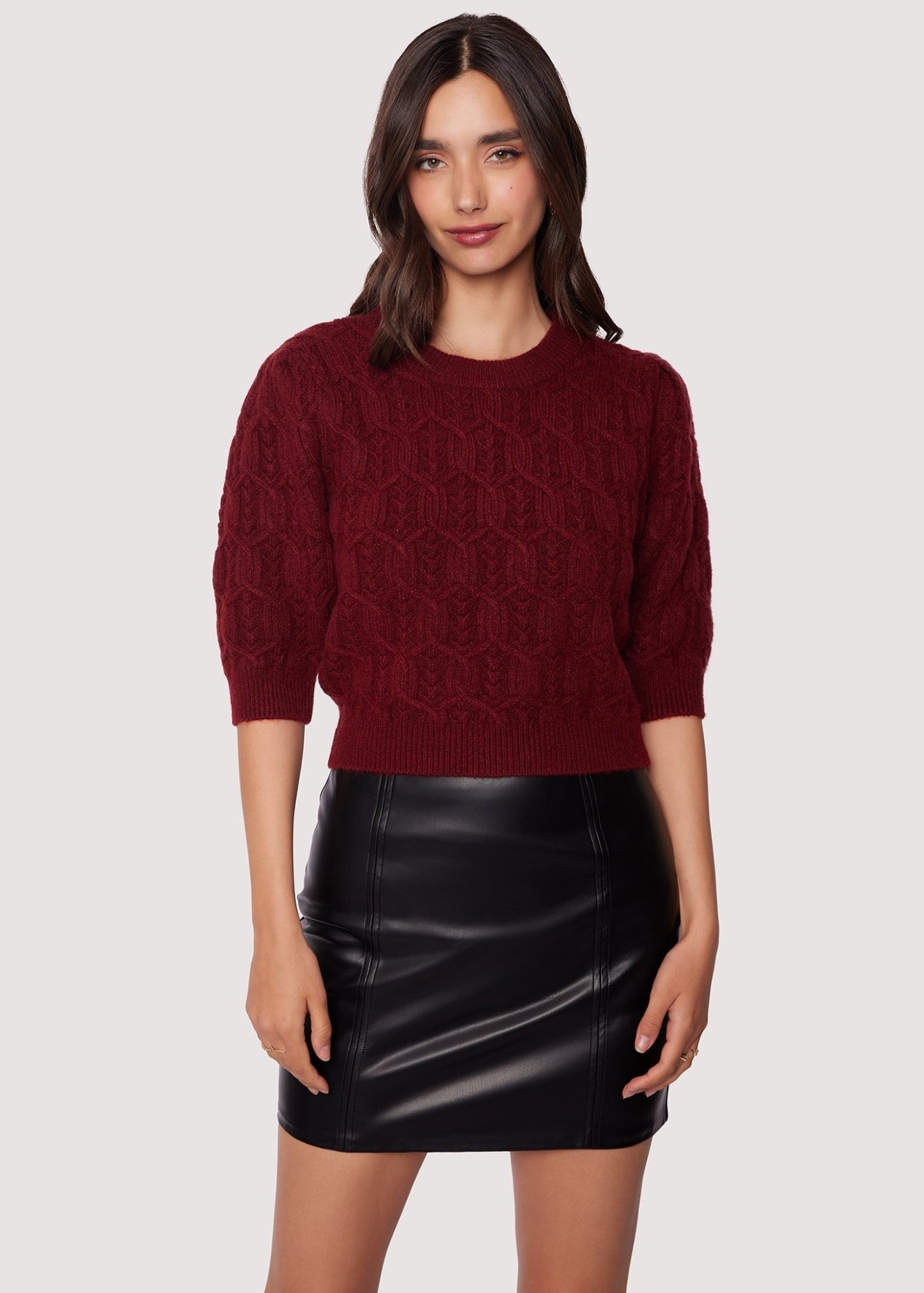 Sydney Short Sleeve Sweater - Addie Rose Boutique - Austin