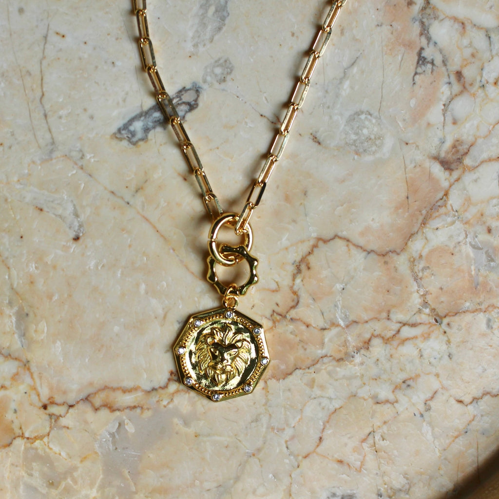 The Lion Pendant - Addie Rose Boutique - Austin