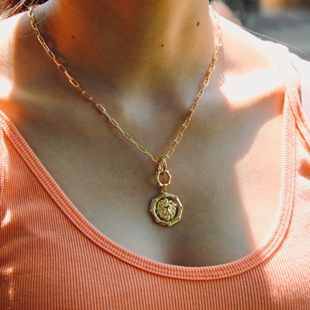 The Lion Pendant - Addie Rose Boutique - Austin