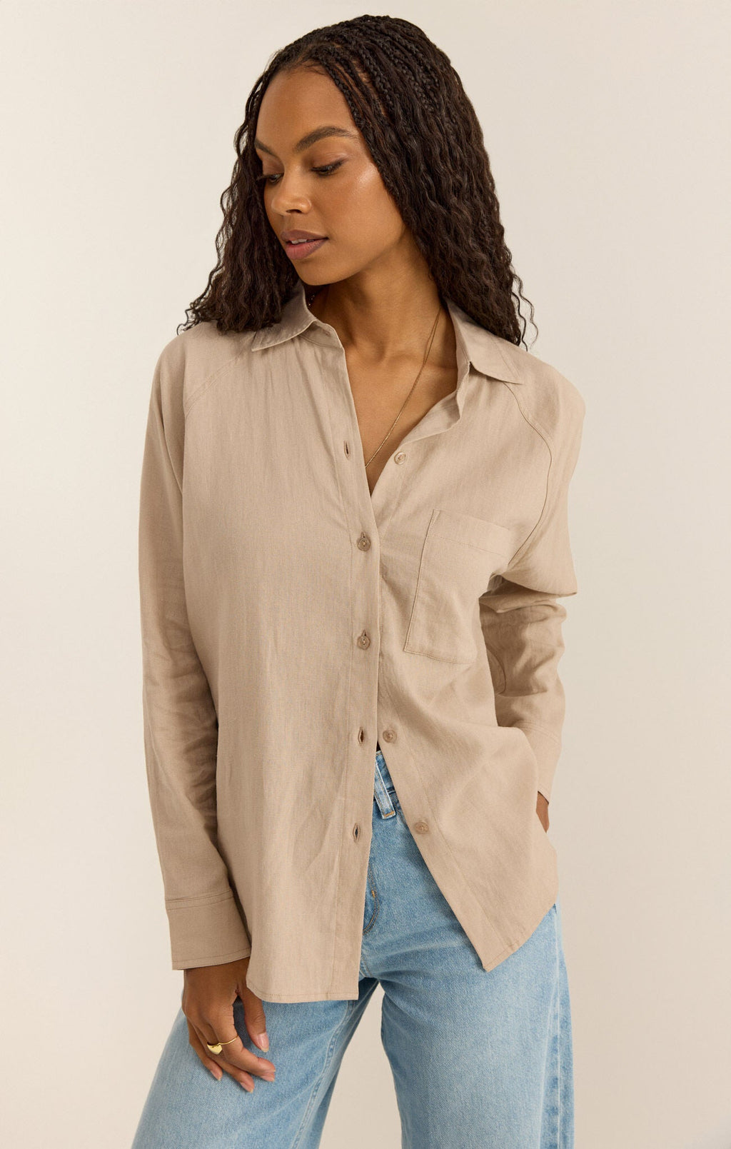 The Perfect Linen Shirt - Addie Rose Boutique - Austin