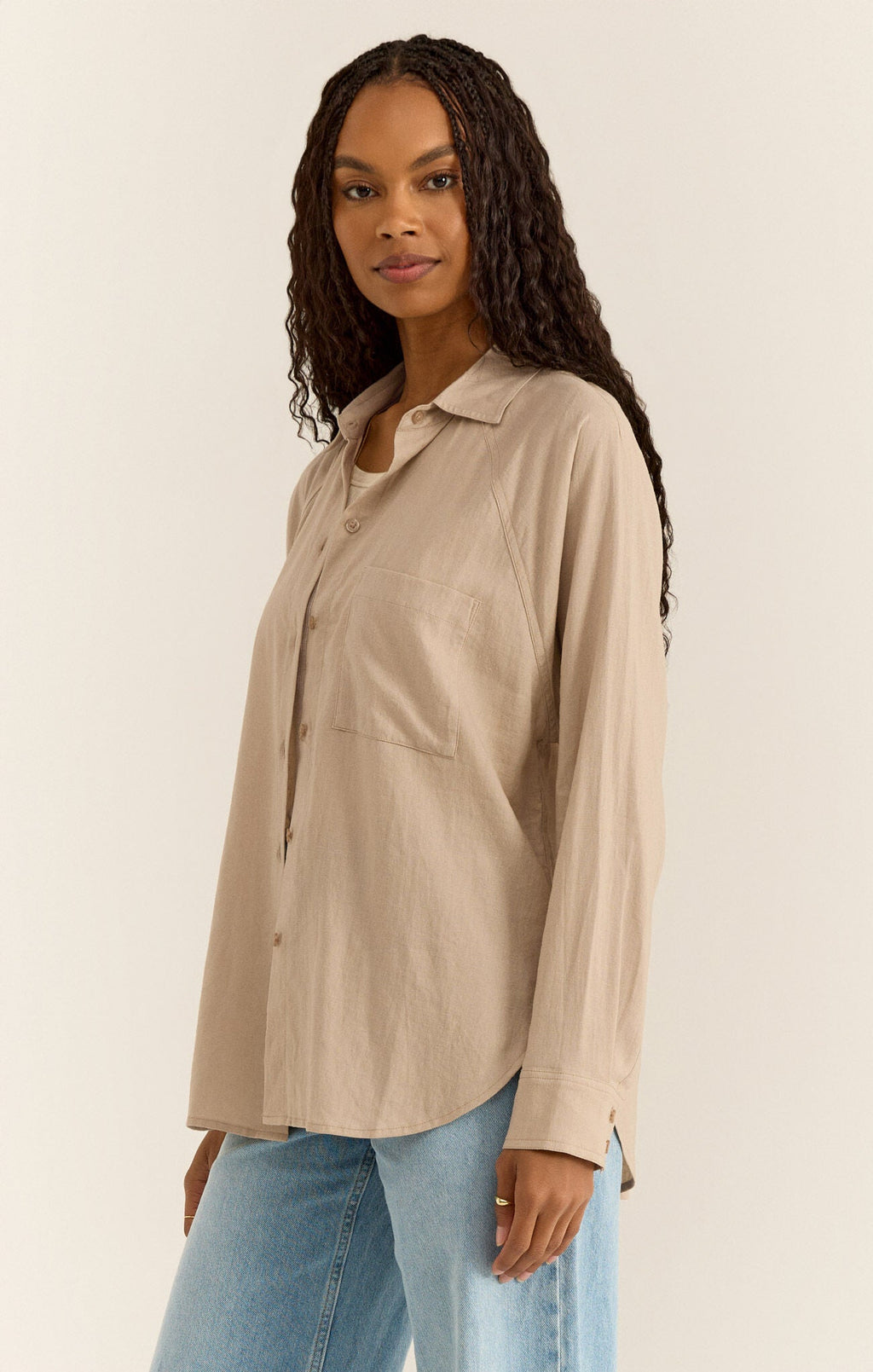 The Perfect Linen Shirt - Addie Rose Boutique - Austin