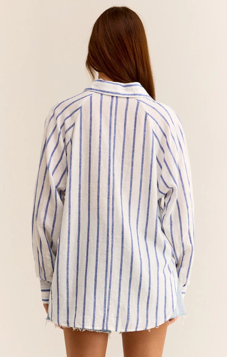The Perfect Linen Top - Addie Rose Boutique - Austin