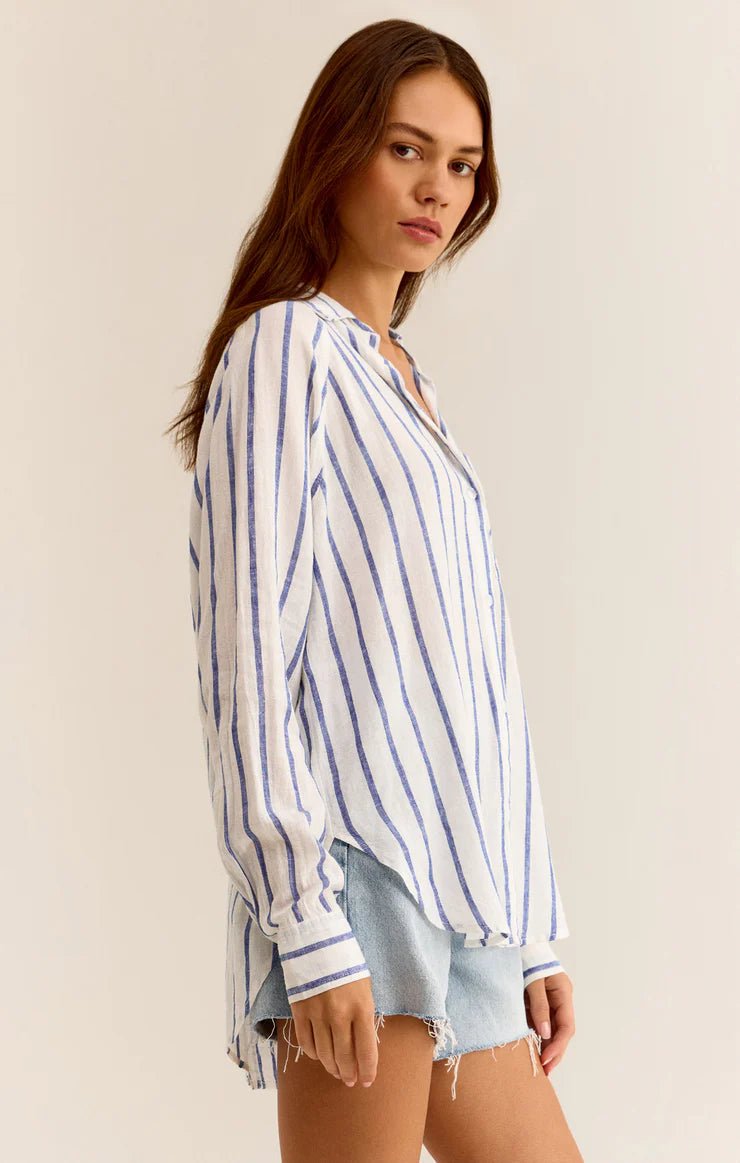 The Perfect Linen Top - Addie Rose Boutique - Austin