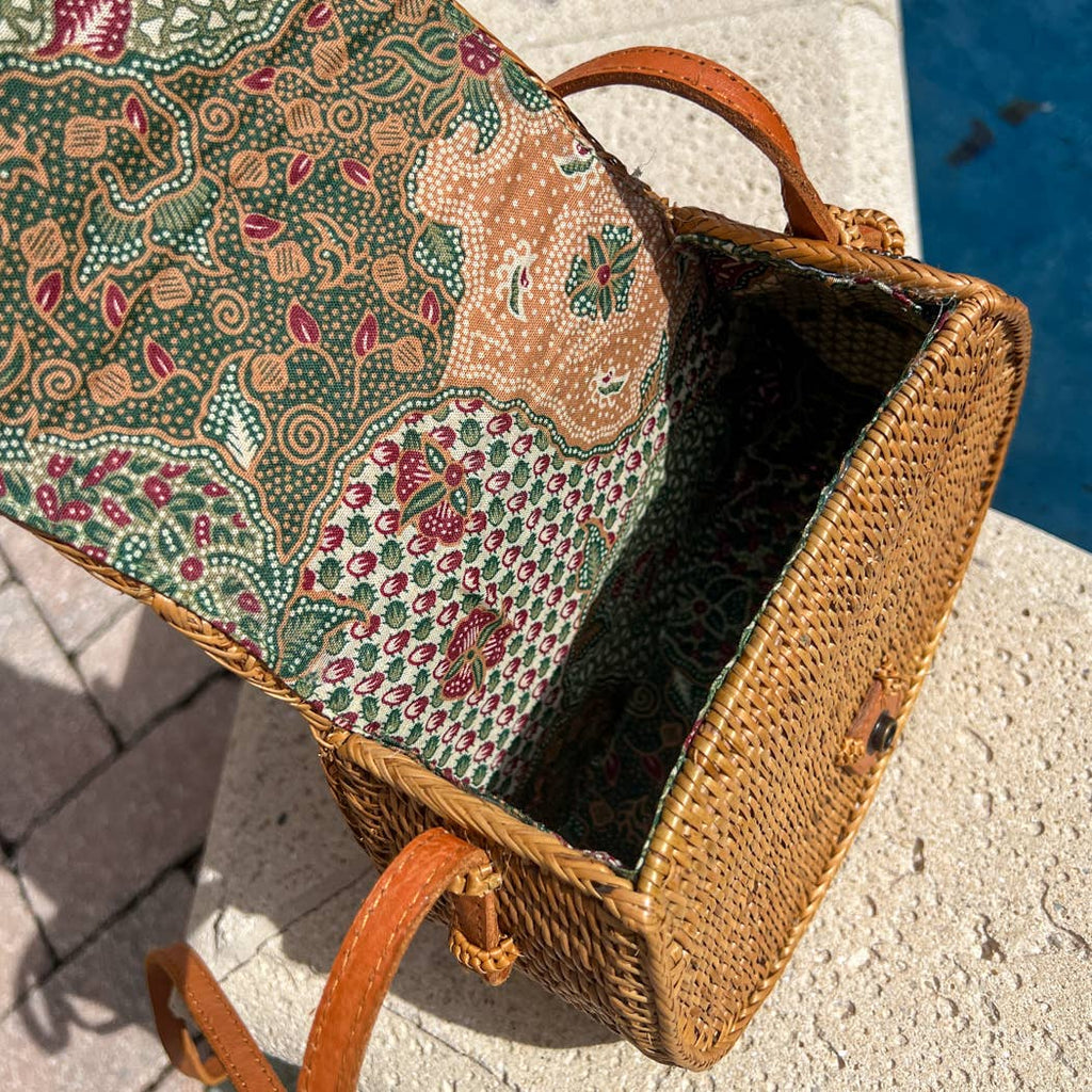 The Winding Road - Ata Vine Saddle Bag Crossbody Bag - Addie Rose Boutique - Austin