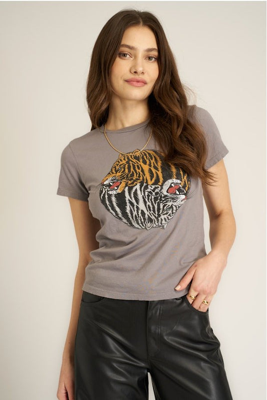 TIGER YIN YANG TEE - Addie Rose Boutique - Austin