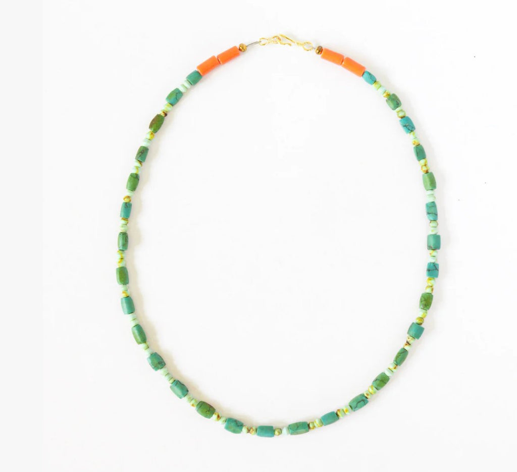 Tiny Turquoise Necklace - Addie Rose Boutique - Austin
