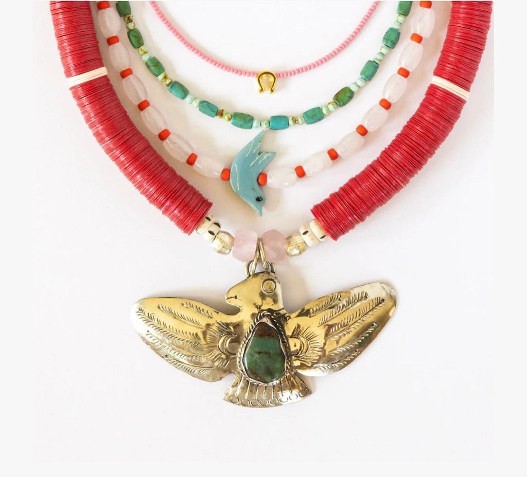 Tiny Turquoise Necklace - Addie Rose Boutique - Austin