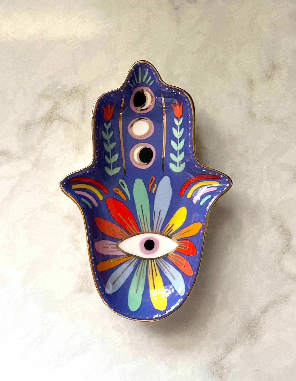 Trinket Dish - Hamsa - Addie Rose Boutique - Austin