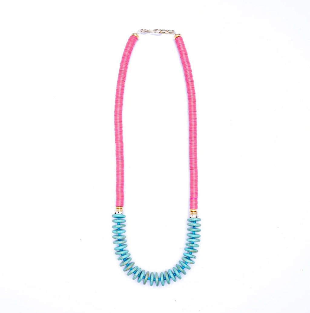 Turquoise and Pink Vinyl - Addie Rose Boutique - Austin