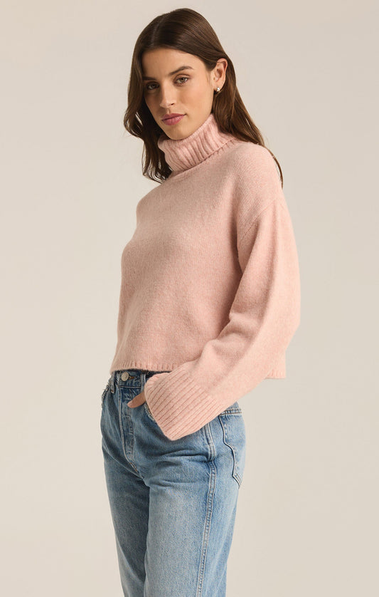 Ursa Sweater in Pink - Addie Rose Boutique - Austin