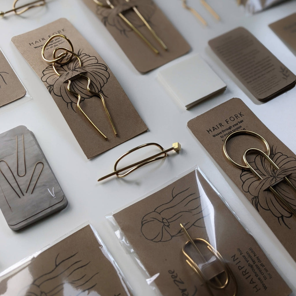 Vanderzee - Crescent Hair Fork: Medium / Smooth - Addie Rose Boutique - Austin