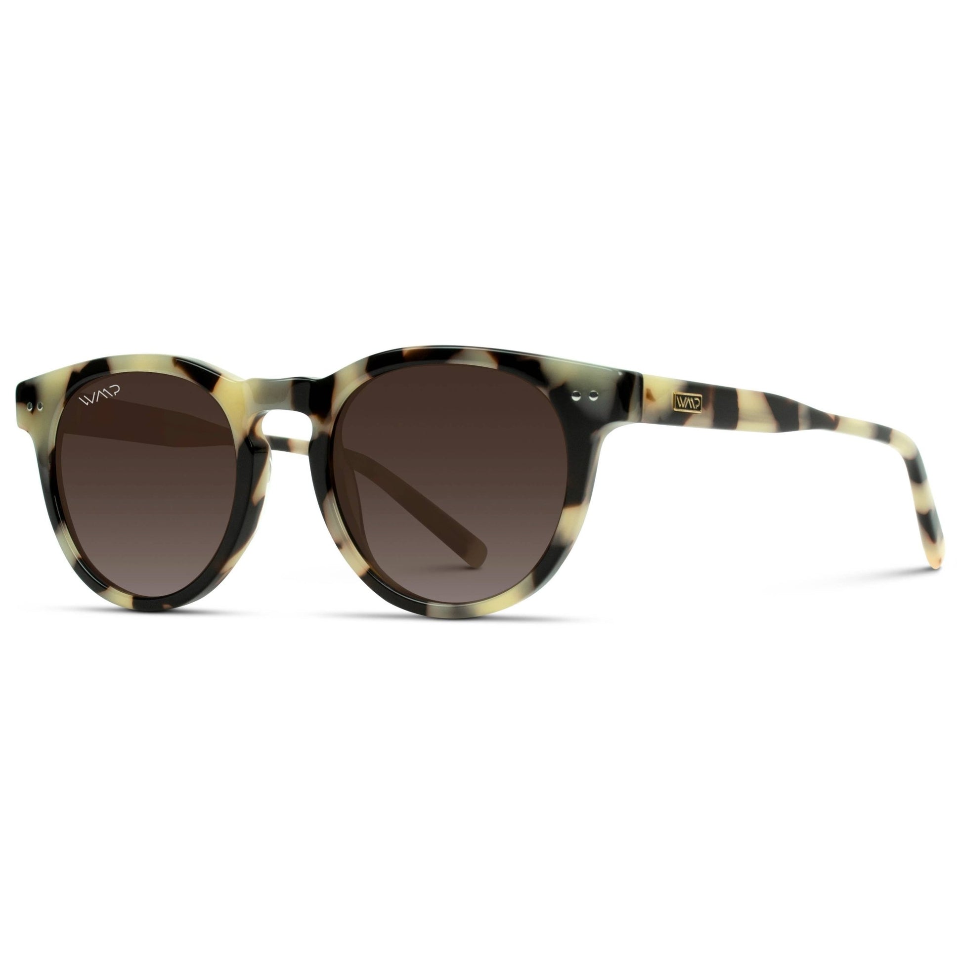 WMP Eyewear - Tate - Round Polarized Sunglasses - Addie Rose Austin