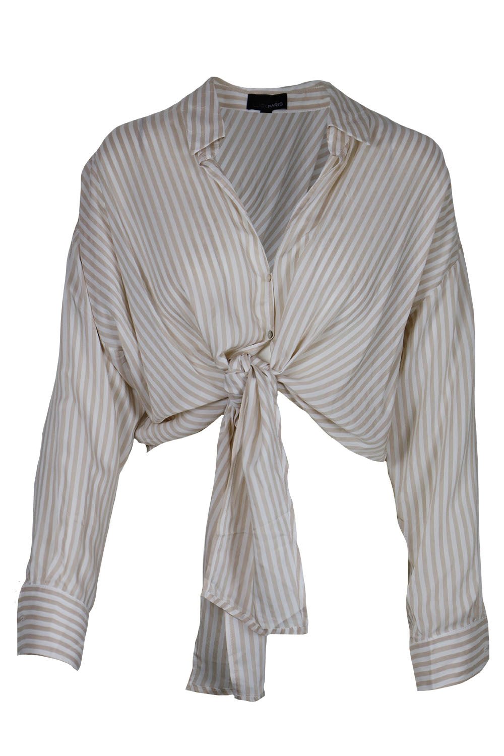 Zoya Striped Button Down - Addie Rose Boutique - Austin