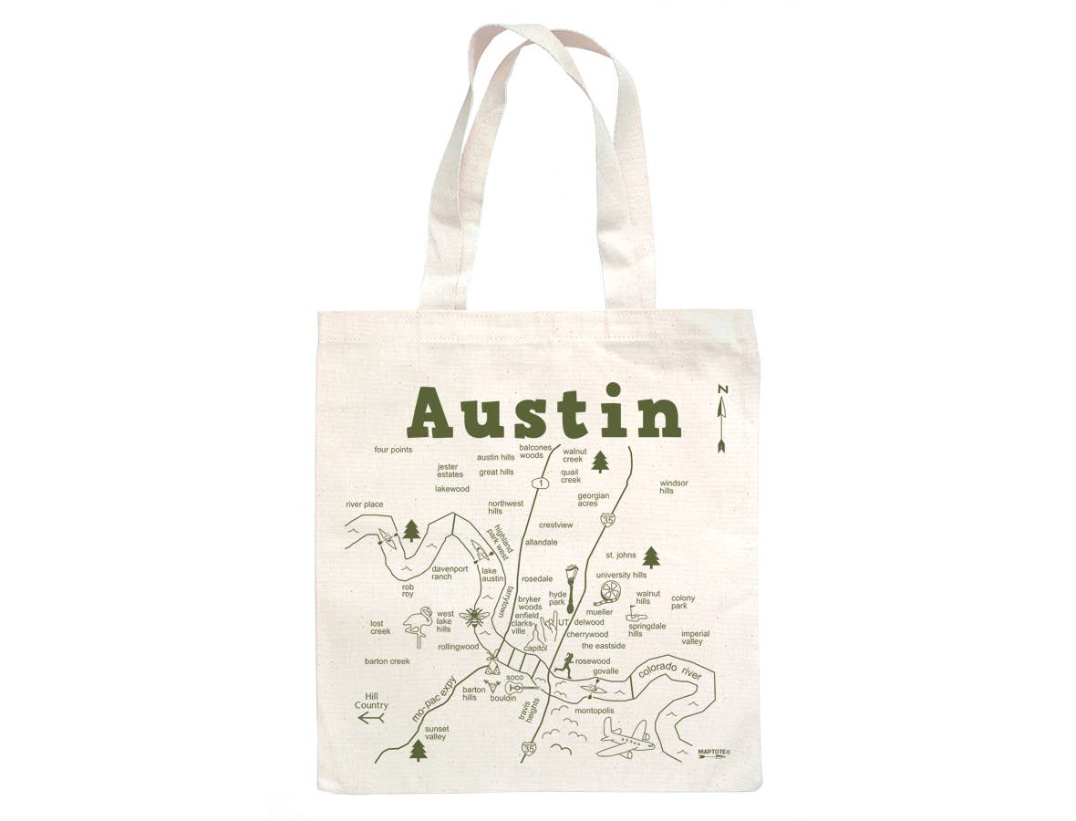 Maptote - Austin Grocery Tote