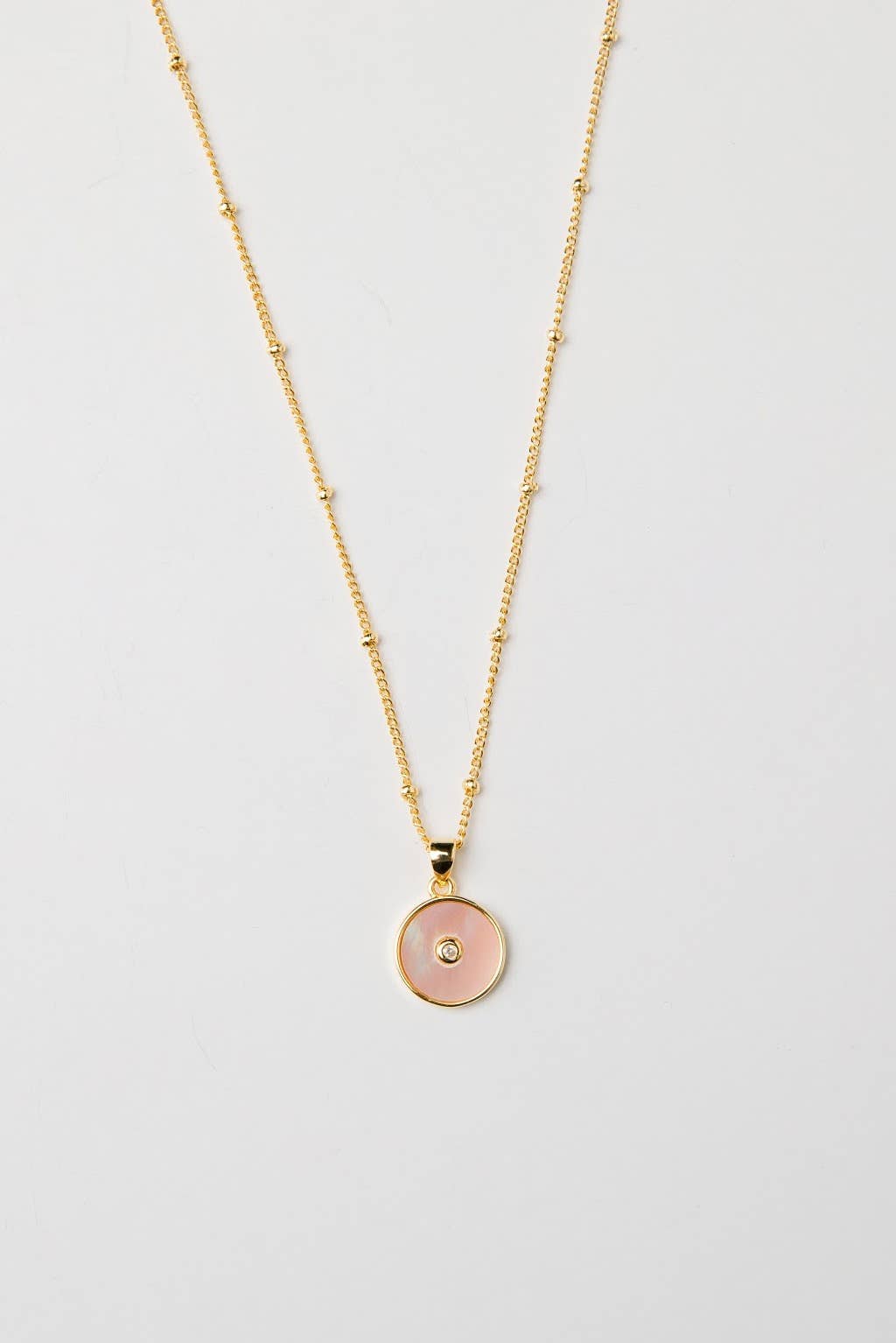 Brenda Grands Jewelry - Pink Shell Pendant Necklace