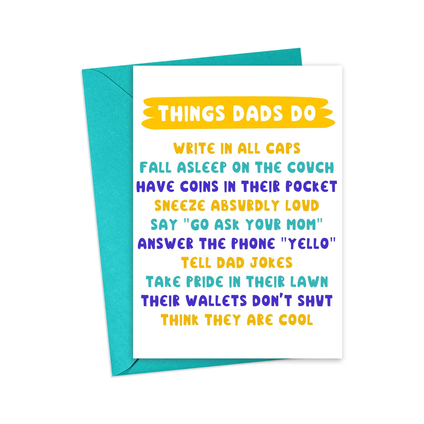 R is for Robo - Funny Fathers Day Card - Happy Father's Day Cards for Dad