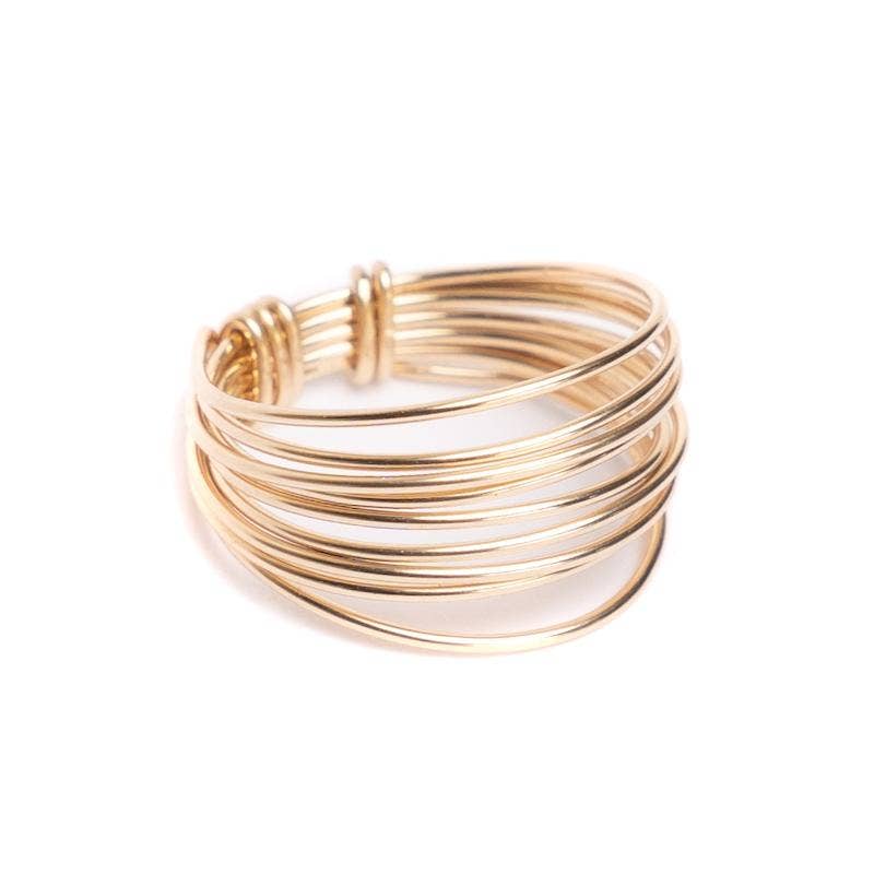 Danae - Infinity Wrap Ring - 14K Gold-Filled