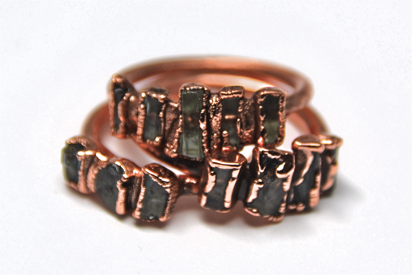 Daddy Daughter Jewelry - Multi-Stone Aquamarine Ring | Boho Ring | Raw March Ring