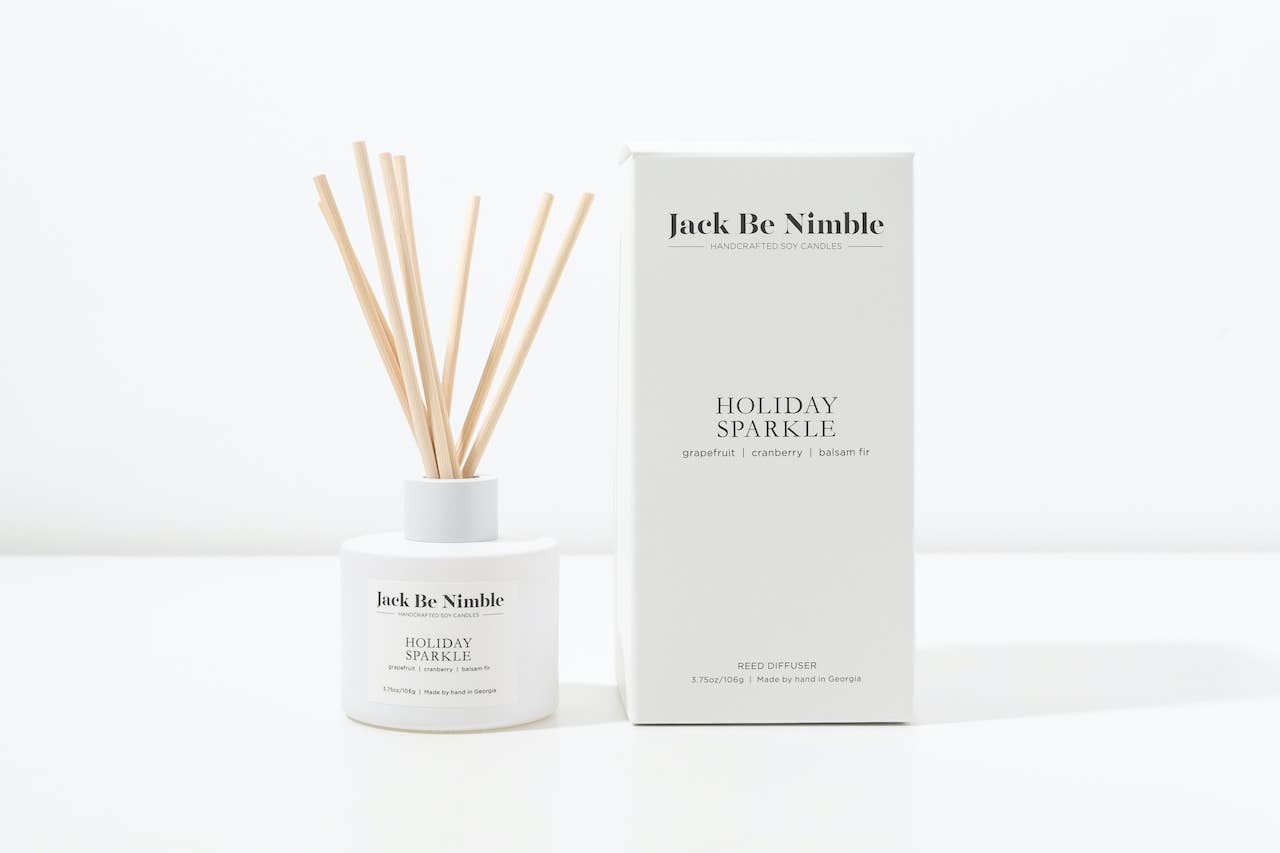 Jack Be Nimble Candles - Holiday Sparkle Reed Diffuser
