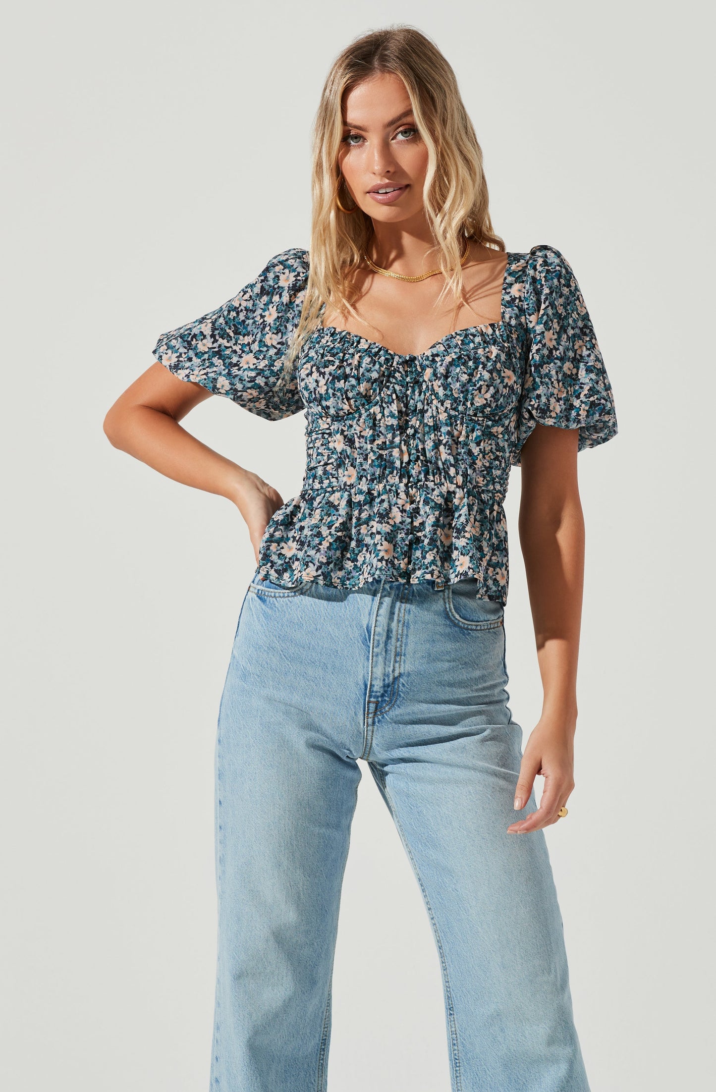 Clairemont Floral Top