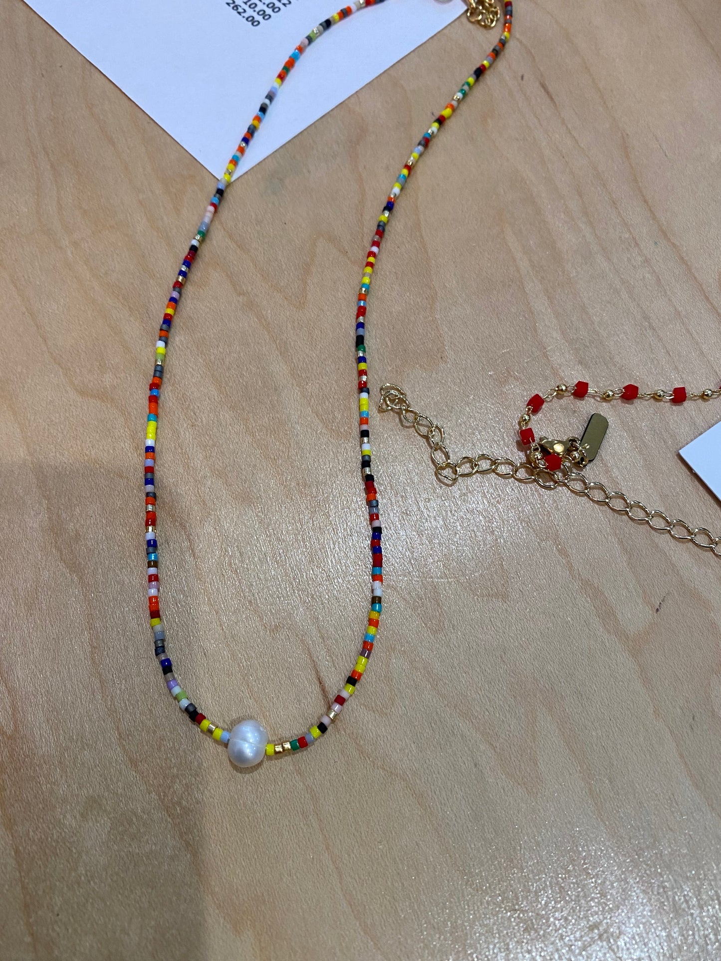 Mosaic Beaded Necklace
