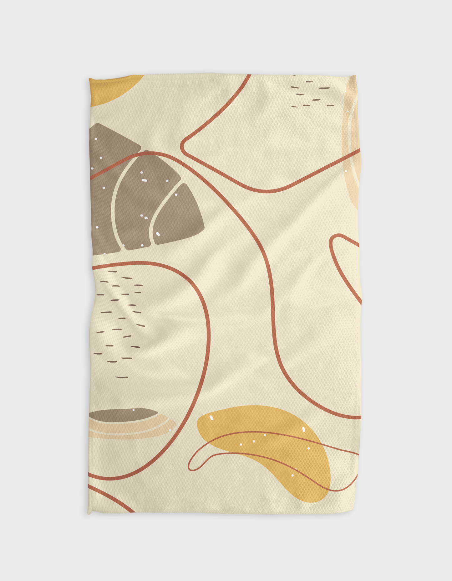 Geometry - Fall Pines Kitchen Tea Towel