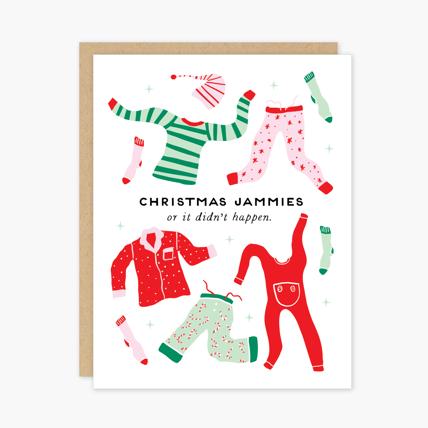 Party of One - Jammies Holiday Card