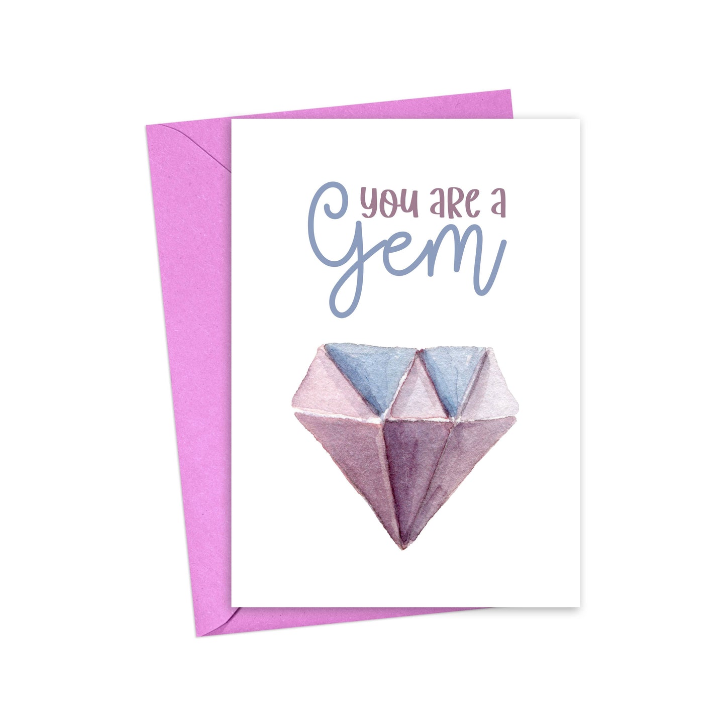 R is for Robo - You are a Gem Thank You Card