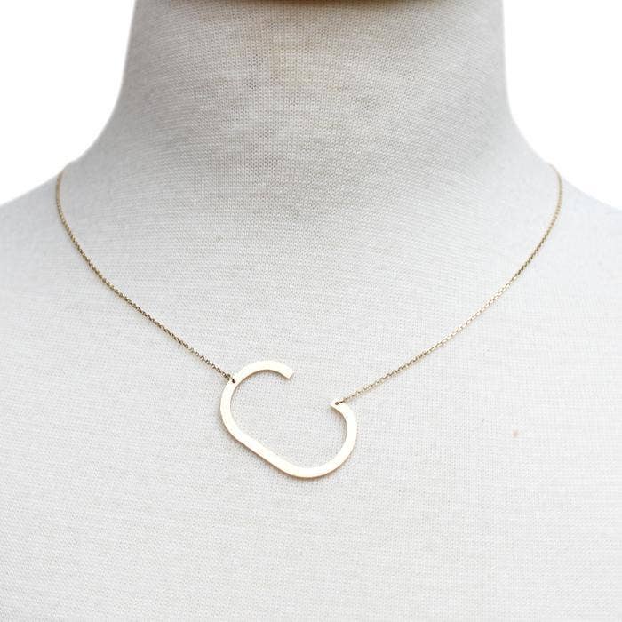 Ellison+Young - Monogram Collection Initial Necklace