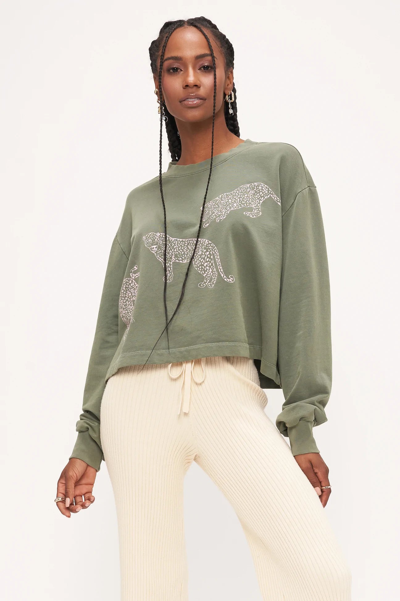 Leopard Desert Sweatshirt