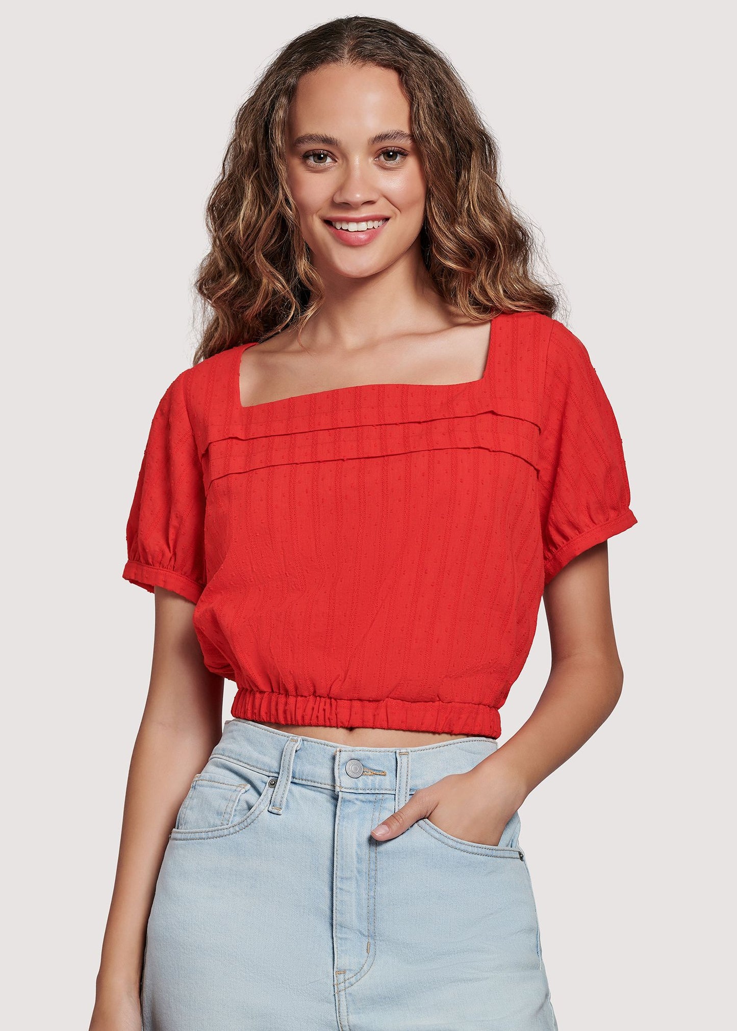 Strawberry Waves Top